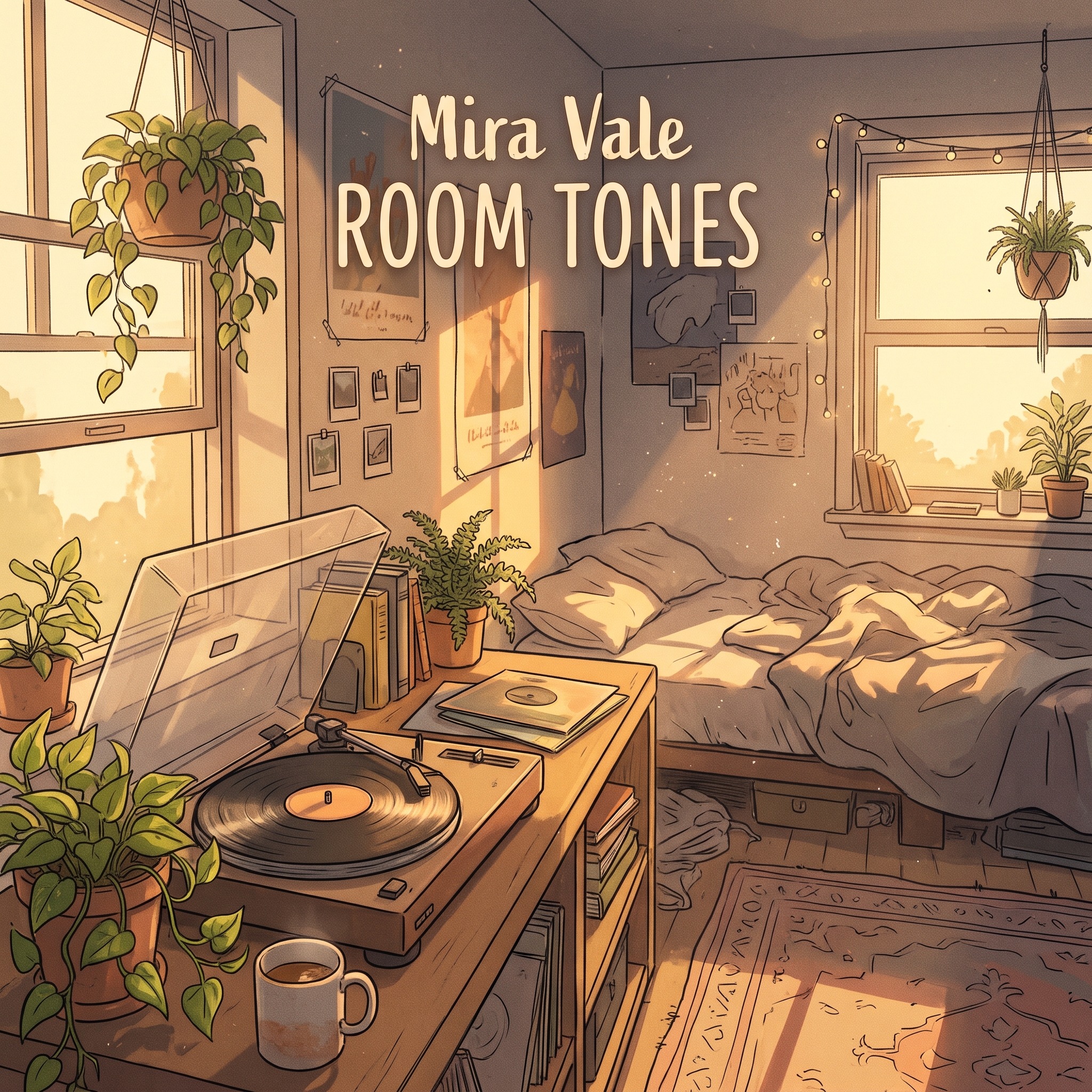 Lo-fi bedroom: cover design