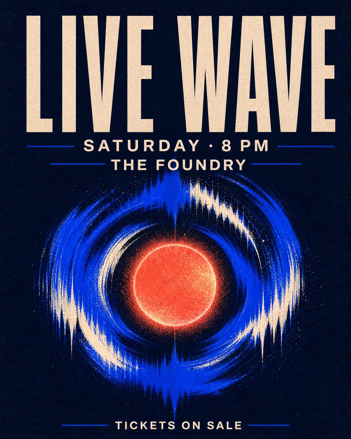 Soundwave Concert poster design