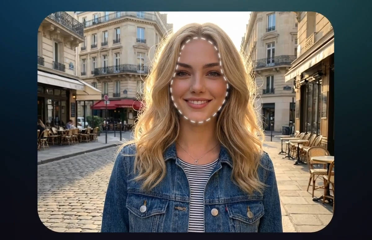 Marked image editing prompt example